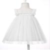 Alvivi Toddler Baby Girls Shoulder Straps Mesh Dress with Angel Wings Decor Princess Birthday Gowns White 12-18 Months view 3