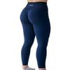 AUROLA Seamless Scrunch Legging Women Yoga Pants 7/8 Tummy Control Workout Running for Workout Fitness Sport Active Ankle Legging-25'' (M, Tuxedo Blue) view 1