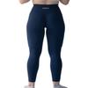 AUROLA Seamless Scrunch Legging Women Yoga Pants 7/8 Tummy Control Workout Running for Workout Fitness Sport Active Ankle Legging-25'' (M, Tuxedo Blue) view 2