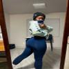 AUROLA Seamless Scrunch Legging Women Yoga Pants 7/8 Tummy Control Workout Running for Workout Fitness Sport Active Ankle Legging-25'' (M, Tuxedo Blue) view 3
