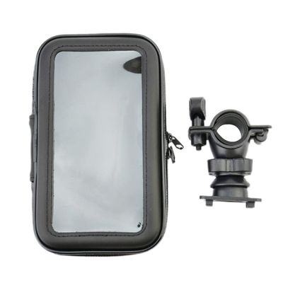 FAVOMOTO Bike Phone Bag Waterproof Handlebar Phone Mount 360 Rotating Case Holder for 5.5 Inch