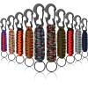 MTLEE 10 Pcs Paracord Survival Keychain Military Lanyard Keychain Tactical Rope Bottle Opener 15 cm/ 5.91inch view 1