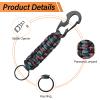 MTLEE 10 Pcs Paracord Survival Keychain Military Lanyard Keychain Tactical Rope Bottle Opener 15 cm/ 5.91inch view 2