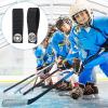 Shappy Hockey Helmet Chin Strap Detachable Helmet Loops Hockey Sports Chin Strap Replacement with Single Snap Accessory, Black(3 Pieces) view 3
