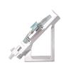 SOPOGER Archery Arrow Fletching Jig Metal Arrow Vanes Jig Kit Straight Fletcher Jig Tool with Magnetic Fletching Clamp for Arrows DIY (Silver) view 1