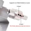 SOPOGER Archery Arrow Fletching Jig Metal Arrow Vanes Jig Kit Straight Fletcher Jig Tool with Magnetic Fletching Clamp for Arrows DIY (Silver) view 2