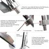 SOPOGER Archery Arrow Fletching Jig Metal Arrow Vanes Jig Kit Straight Fletcher Jig Tool with Magnetic Fletching Clamp for Arrows DIY (Silver) view 3