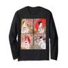Geisha Wearing Kimonos Cherry Blossom Japanese Art Womens Long Sleeve T-Shirt view 1