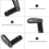 2pcs bike Trailers Adapter instep bike trailer parts bikes stroller accessories baby trailer connector traction head parts station wagon child steel view 4