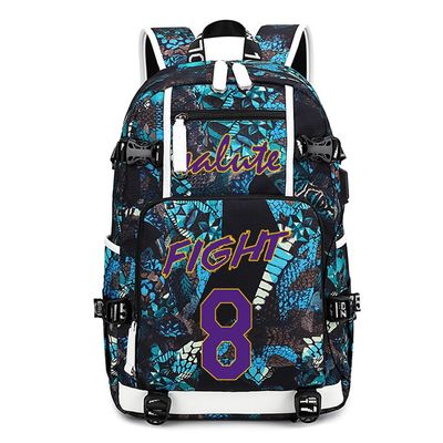 FANwenfeng Basketball Player KB24 Multifunction Backpack Travel Daypack Fans Bag (Style 15)