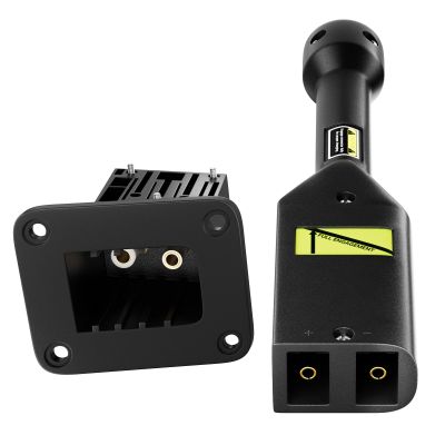 FIXHAWK EZGO TXT 36V PowerWise Charger Receptacle and W/Handle Plug, Fit for EZGO TXT/Medalist Electric 1996-up Golf Carts. Replace OEM# 73345-G01 73063-G01