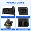 FIXHAWK EZGO TXT 36V PowerWise Charger Receptacle and W/Handle Plug, Fit for EZGO TXT/Medalist Electric 1996-up Golf Carts. Replace OEM# 73345-G01 73063-G01 view 3