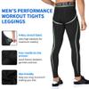 Queerier 3 Pack Men's Compression Pants Athletic Leggings with Pockets Running Baselayer Tights Cycling Workout Pants view 4