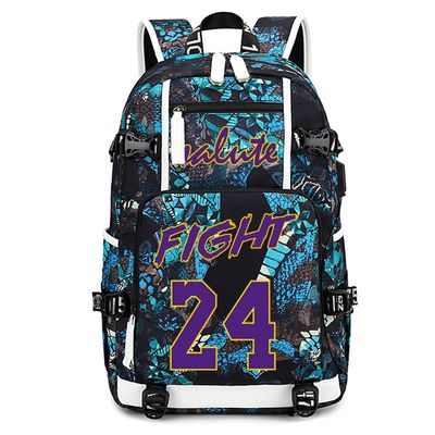 Basketball Player KB24 Multifunction Backpack Travel Daypack Fans Bag (Style 13)
