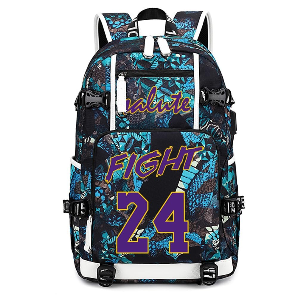 Basketball Player KB24 Multifunction Backpack Travel Daypack Fans Bag (Style 13)