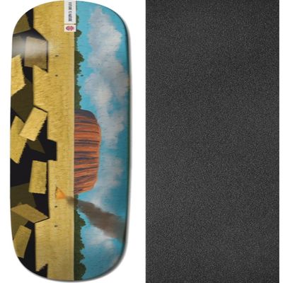 Element Skateboards Landscape Australia Skateboard Deck - 8.25" x 31.875" with Black Magic Black Griptape - Bundle of 2 items