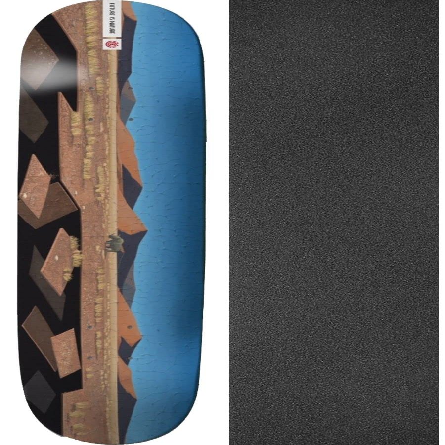 Element Skateboards Landscape Africa Skateboard Deck - 8.25" x 31.875" with Black Magic Black Griptape - Bundle of 2 items