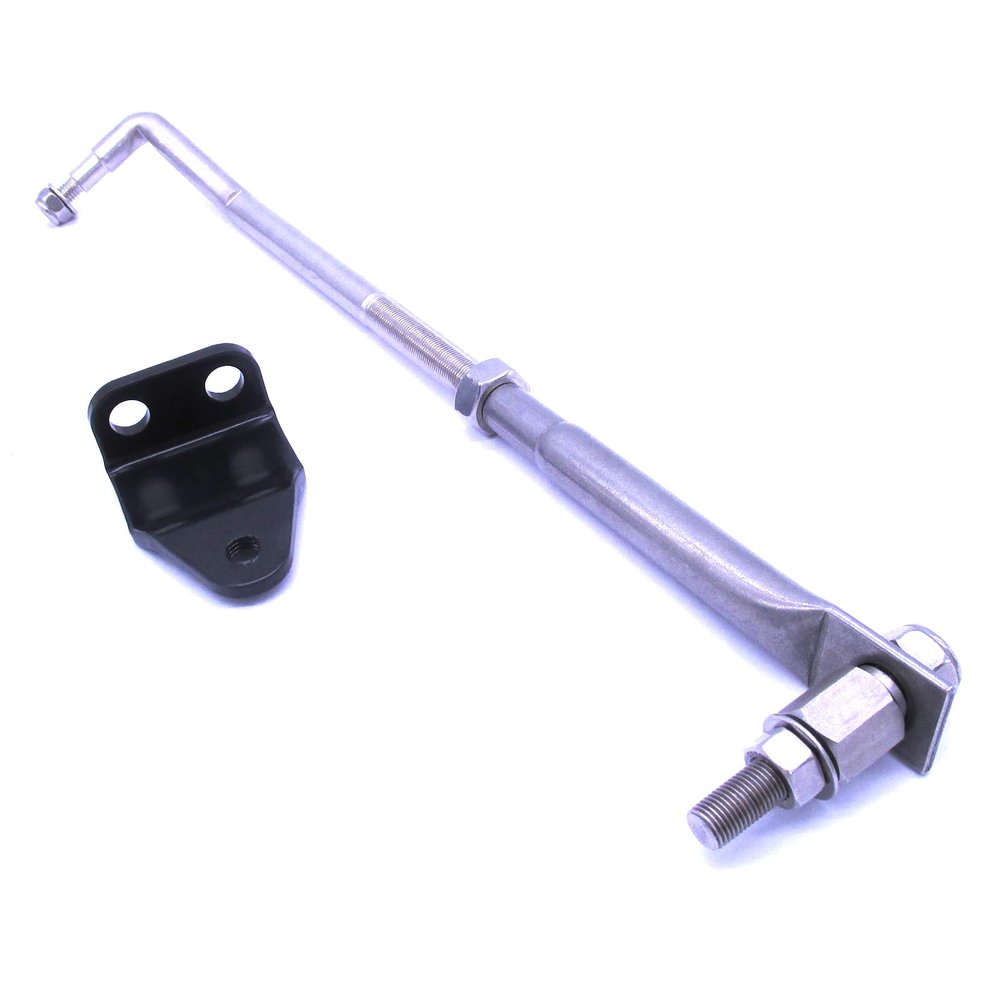 SouthMarine Boat Engine Stainless Steel Steering Tie Rod Drag Link Kit 315-395mm / 12.4-15.55in Adjustable, Include Steering Hook