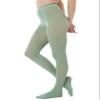 HeyUU Women's 80D Ultra Soft Opaque Tights, High Waist Solid Color Footed Pantyhose 20+ Colors (Light Green, Small-Medium) view 4