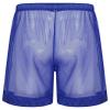 YEAHDOR Men's Sheer Mesh See Through Shorts Bottoms Loose Swim Trunks Summer Beach Boxer Briefs Underwear Royal Blue 3X-Large view 2