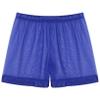 YEAHDOR Men's Sheer Mesh See Through Shorts Bottoms Loose Swim Trunks Summer Beach Boxer Briefs Underwear Royal Blue 3X-Large view 4