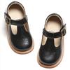 Otter MOMO Toddler Little Girls Oxford Shoes Mary Jane Flat T-Strap School Uniform Party Black Dress Shoes Size 4 view 1