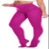 HeyUU Women's 80D Ultra Soft Opaque Tights, High Waist Solid Color Footed Pantyhose with 29 Colors (Dark Fuchsia, S-M) view 2