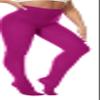 HeyUU Women's 80D Ultra Soft Opaque Tights, High Waist Solid Color Footed Pantyhose with 29 Colors (Dark Fuchsia, S-M) view 4