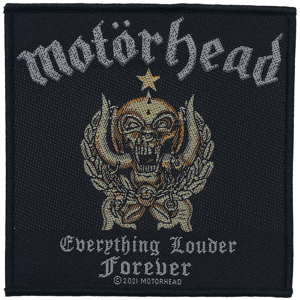 Motorhead Everything Louder Forever Patch 2021 Album Cover Sew On
