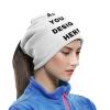 Custom Face Mask Reusable for Men & Women,Personalized Microfiber Neck Warmer Neck Gaiter Face Mask Bandana Balaclava White One Size view 4