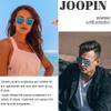 Joopin Trendy Square Sunglasses Sun Glasses Polarized UV Protection Shades for Women Men (Transparent Mirror Blue) view 2