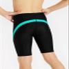 DEVOROPA Boys' Splice Swim Jammers Youth Competitive Swim Team Suit Quick Dry Athletic Swimming Shorts UPF 50+ Black/Green XS view 3