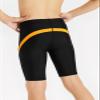 DEVOROPA Boys' Splice Swim Jammers Youth Competitive Swim Team Suit Quick Dry Athletic Swimming Shorts UPF 50+ Black/Orange L view 3