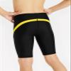DEVOROPA Boys' Splice Swim Jammers Youth Competitive Swim Team Suit Quick Dry Athletic Swimming Shorts UPF 50+ Black/Yellow XS view 3