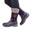 Bcshiye Women's Combat Boots Lace up Ankle Booties Fashion Winter Warm Mid Calf Military Side Zip Round-Toe Shorts Boots view 1