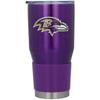 Logo Brands 603-S30T-1: Baltimore Ravens 30oz Stainless Tumbler view 1