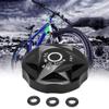 Fork air Chamber Cover, Suspension Fork air Gas Valve, high-Strength Aluminum, for (Black) view 2
