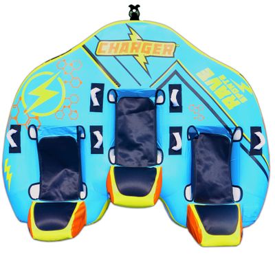 RAVE Sports 3 Person Charger Towable, Blue