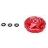 Air Chamber Cover, High-Strength Aluminum Durability, Gas Valve Replacement, for Mountain Biking Trail Riding Off-Road Cycling view 2
