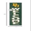 KH Sports Fan Baylor Bears Welcome Porch Leaner, 11x46 Inches, Bears Outdoor Welcome Sign; Display Your Team Spirit with This Baylor Bears Plaque view 3