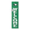 KH Sports Fan North Dakota Hawks Welcome Porch Leaner, 11x46 Inches, Fighting Hawks Outdoor Welcome Sign; Display Your Team Spirit with This North Dakota Fighting Hawks Plaque view 1