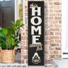 KH Sports Fan Purdue Boilermakers This Home Cheers for Porch Leaner, 11x46 Inches, Boilermakers Outdoor Sign; Display Your Team Spirit with This Purdue Boilermakers Plaque view 2