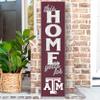 KH Sports Fan Texas A&M Aggies This Home Cheers for Porch Leaner, 11x46 Inches, Aggies Outdoor Sign; Display Your Team Spirit with This Texas A&M Aggies Plaque view 2