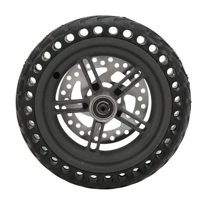 Replacement 8.5Inch Hub Solid Rear Tires with 120mm Disc Brake Compatible with M365 PRO/PRO2 Electric Scooter Electric Scooter