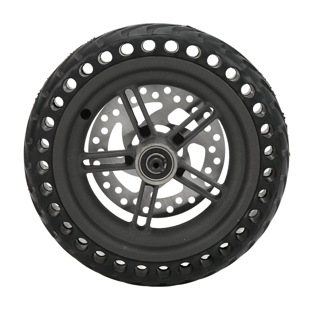 Replacement 8.5Inch Hub Solid Rear Tires with 120mm Disc Brake Compatible with M365 PRO/PRO2 Electric Scooter Electric Scooter
