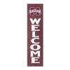 KH Sports Fan Mississippi State Bulldogs Welcome Porch Leaner, 11x46 Inches, Bulldogs Outdoor Welcome Sign; Display Your Team Spirit with This Mississippi State Bulldogs Plaque view 1