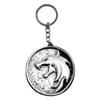 Pyramid International The Witcher Keyring (The Wolf Design) 3D Metal 4.5 x 6cm - Official Merchandise, Chrome, 9cm, Charm view 1