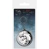 Pyramid International The Witcher Keyring (The Wolf Design) 3D Metal 4.5 x 6cm - Official Merchandise, Chrome, 9cm, Charm view 2