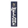 KH Sports Fan Navy Midshipmen Welcome Porch Leaner, 11x46 Inches, Midshipmen Outdoor Welcome Sign; Display Your Team Spirit with This Naval Academy Midshipmen Plaque view 1