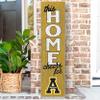 KH Sports Fan Appalachian State Mountaineers This Home Cheers for Porch Leaner, 11x46 Inches, Mountaineers Outdoor Sign; Display Your Team Spirit with This Appalachian State Mountaineers Plaque view 2